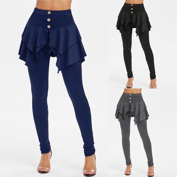 women's pants & capris autumn 2021 trousers lotus leaf lace tight casual large size fashion irregular button s-3xl, Black;white
women's pants & capris autumn 2021 trousers lotus leaf lace tight casual large size fashion irregular button s-3xl, Black;white