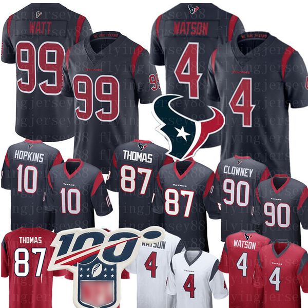houston jersey texan 99 j.j. watt 4 deshaun watson jersey 87 demaryius thomas 10 deandre hopkins football, Black;red
houston jersey texan 99 j.j. watt 4 deshaun watson jersey 87 demaryius thomas 10 deandre hopkins football, Black;red