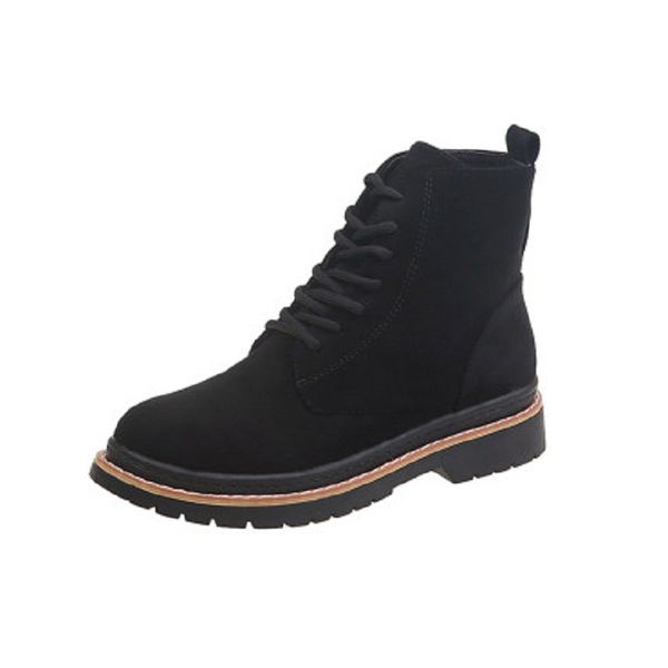 2019 autumn new ladies casual booties, versatile, comfortable, lightweight, laces, high boots, wear-resistant women's boots, Black
2019 autumn new ladies casual booties, versatile, comfortable, lightweight, laces, high boots, wear-resistant women's boots, Black