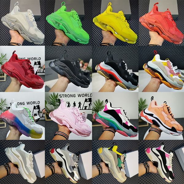 2020 womens mens trend triple-s leisure shoe fashion paris luxury casual shoes vintage old grandpa crystal bottom designer sports sneakers, Black
2020 womens mens trend triple-s leisure shoe fashion paris luxury casual shoes vintage old grandpa crystal bottom designer sports sneakers, Black