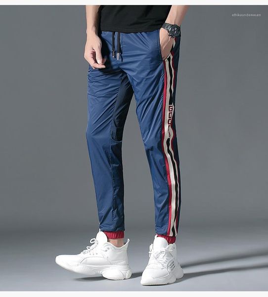 for male summer active style drawstring clothing hip pop patchwork capris apparel sport pencil pants, Black
for male summer active style drawstring clothing hip pop patchwork capris apparel sport pencil pants, Black