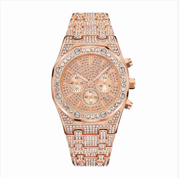 womens mens luxe wach fashion diamonds stainless steel clock quartz movement waterproof watches men's fashion wristwatches 10, Slivery;brown
womens mens luxe wach fashion diamonds stainless steel clock quartz movement waterproof watches men's fashion wristwatches 10, Slivery;brown