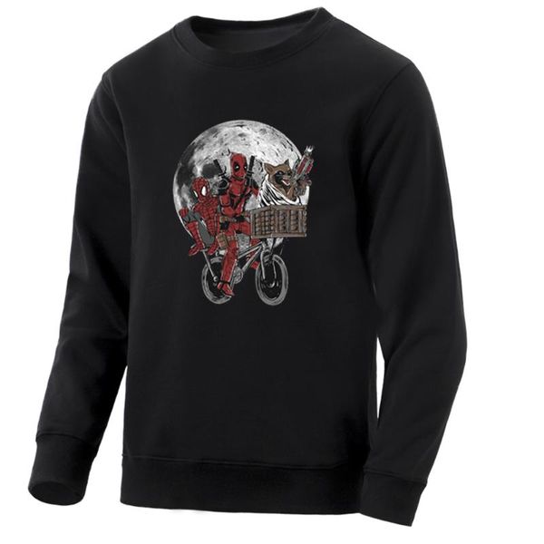 men's hoodie sweatshirt men sweatshirts fashion pullover deadpool rocket raccoon hoodies funny sweathirts, Black
men's hoodie sweatshirt men sweatshirts fashion pullover deadpool rocket raccoon hoodies funny sweathirts, Black