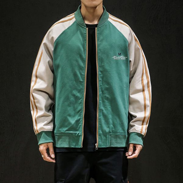 oversize m-5xl patchwork printing brand men fashion zipper baseball jacket casual streetwear men clothing soft men's letter, Black;brown
oversize m-5xl patchwork printing brand men fashion zipper baseball jacket casual streetwear men clothing soft men's letter, Black;brown