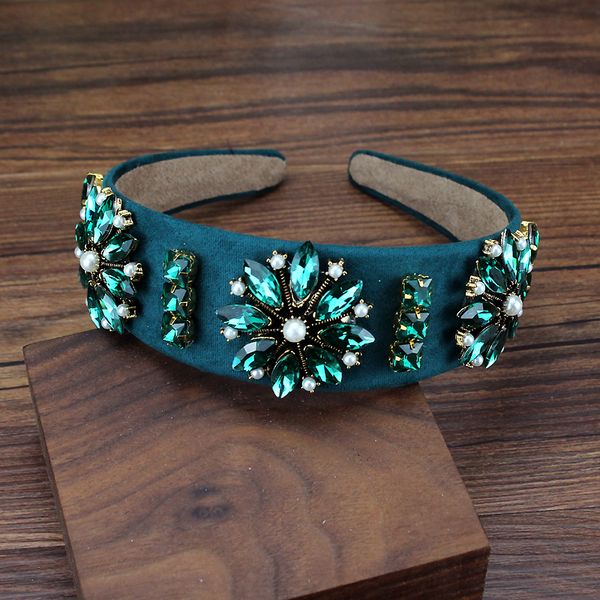 wide vintage luxury green crystal wedding headband rhinestone headpiece pearl hairband for women hair accessories jewelry, White;golden
wide vintage luxury green crystal wedding headband rhinestone headpiece pearl hairband for women hair accessories jewelry, White;golden