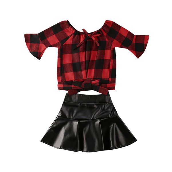 2020 baby summer clothing kids infant baby girls clothes plaid flare half sleeve pu leather skirt outfit, White
2020 baby summer clothing kids infant baby girls clothes plaid flare half sleeve pu leather skirt outfit, White