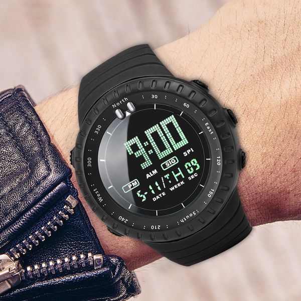 fashion sports men's watch digital display waterproof step silicone clock led male wristwatches a5, Slivery;brown
fashion sports men's watch digital display waterproof step silicone clock led male wristwatches a5, Slivery;brown