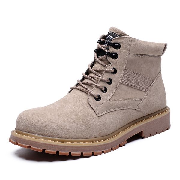 italian brand designer men fashion pig leather boots non-slip platform tooling shoes spring autumn ankle boot zapatos de hombre, Black
italian brand designer men fashion pig leather boots non-slip platform tooling shoes spring autumn ankle boot zapatos de hombre, Black