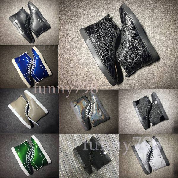 new brand men women red bottom 19ss spike socks platform donna spikes bottoms party personality high leather designer shoes sneakers, Black
new brand men women red bottom 19ss spike socks platform donna spikes bottoms party personality high leather designer shoes sneakers, Black