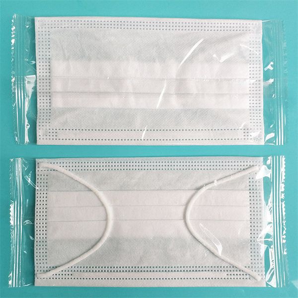 1PCS in one OPP bag individually wrapped 3 Layer Non-woven Thickened Disposable face Mask protective masks white and blue color
1PCS in one OPP bag individually wrapped 3 Layer Non-woven Thickened Disposable face Mask protective masks white and blue color