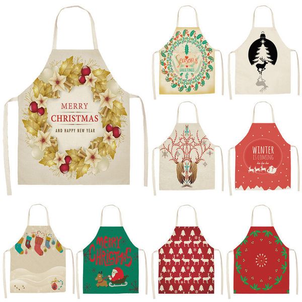 1pc christmas chef apron for woman cotton linen aprons bib 53*65cm pinafore for home kitchen cooking baking accessories
1pc christmas chef apron for woman cotton linen aprons bib 53*65cm pinafore for home kitchen cooking baking accessories