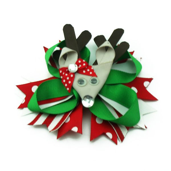 reindeer hair clip christmas holiday gift christmas hair clips bow headwear accessories, Slivery;white
reindeer hair clip christmas holiday gift christmas hair clips bow headwear accessories, Slivery;white