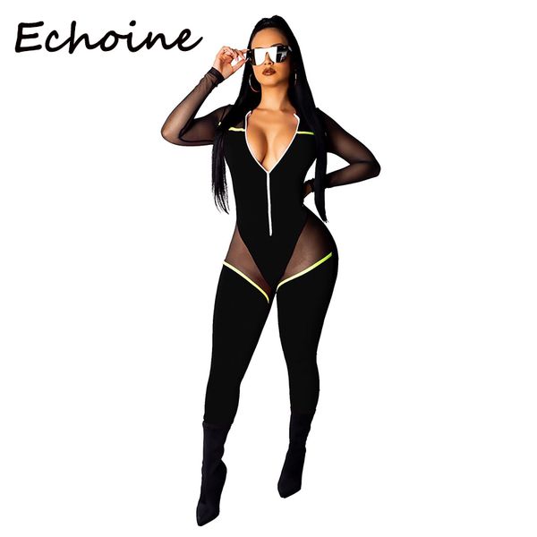 echoine sheer mesh patchwork jumpsuit long sleeve bodycon playsuit long bodysuit rompers womens jumpsuit women clothes 2019, Black;white
echoine sheer mesh patchwork jumpsuit long sleeve bodycon playsuit long bodysuit rompers womens jumpsuit women clothes 2019, Black;white