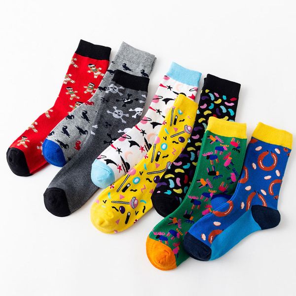 geometric harajuku funny couple socks different colors cute sock men designed school students women korean style trendy, Black
geometric harajuku funny couple socks different colors cute sock men designed school students women korean style trendy, Black