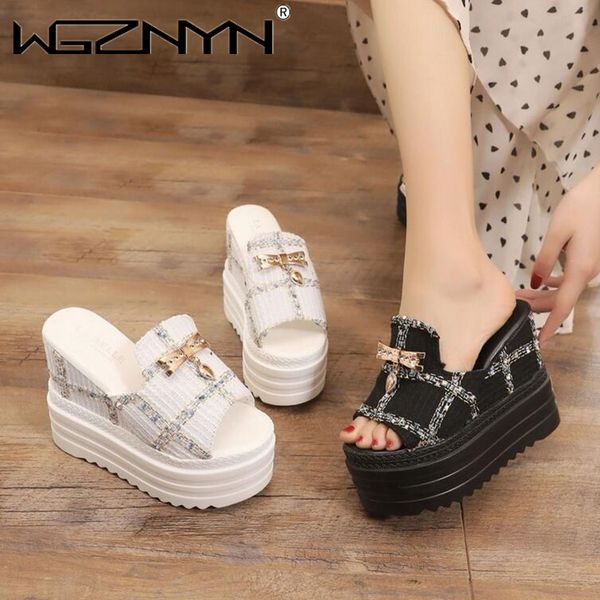 women slippers platform wedges women shoes thick heel open peep toe sandals 2020 summer style slide slippers zapatos de mujer, Black
women slippers platform wedges women shoes thick heel open peep toe sandals 2020 summer style slide slippers zapatos de mujer, Black
