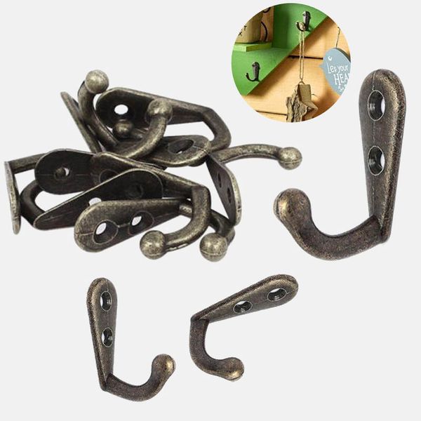 10pcs single prong hook classical mini size wall mounted retro cloth hanger for coats hats towels keys home save room organizer
10pcs single prong hook classical mini size wall mounted retro cloth hanger for coats hats towels keys home save room organizer