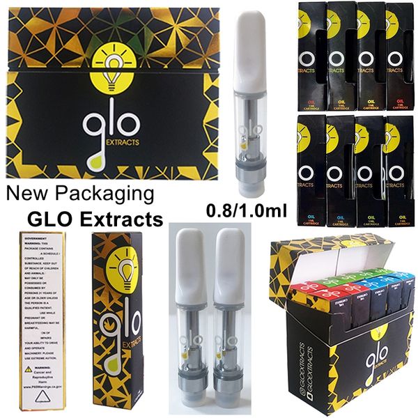 New GLO Extracts Vape Carts Empty Vape Pen Cartridges Packaging 0.8ml 1ml 1 Gram Ceramic Thick Oil Atomizer Tank 510 Dab Pen Vaporizer
New GLO Extracts Vape Carts Empty Vape Pen Cartridges Packaging 0.8ml 1ml 1 Gram Ceramic Thick Oil Atomizer Tank 510 Dab Pen Vaporizer