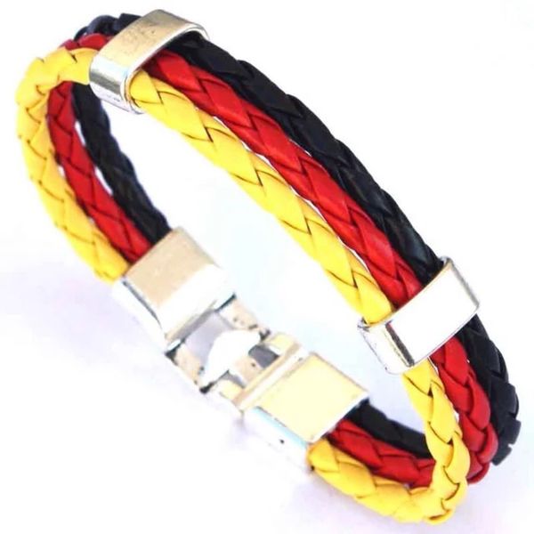 classic world cup national flag multi-storey weave bracelet bracelet, Golden;silver
classic world cup national flag multi-storey weave bracelet bracelet, Golden;silver