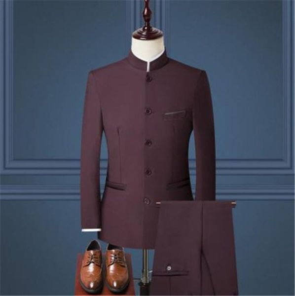 2020 новое прибытие (куртка + брюки) костюм 2 шт китайский стиль stand collar slim fit простой сплошной цвет платье blazer, White;black
2020 новое прибытие (куртка + брюки) костюм 2 шт китайский стиль stand collar slim fit простой сплошной цвет платье blazer, White;black