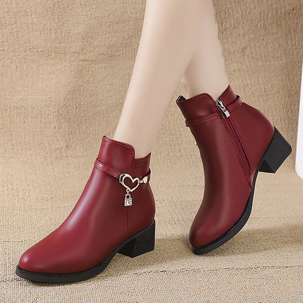 boots women winter shoes fashion new women ankle boots pointed toe casual single shoes short zapatos mujer booties, Black
boots women winter shoes fashion new women ankle boots pointed toe casual single shoes short zapatos mujer booties, Black