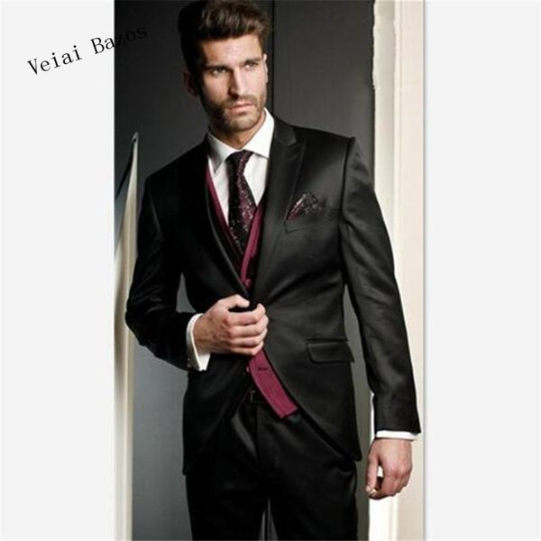 terno mens suit (jacket+pants+vest+tie) new arrival groom tuxedo black groomsmen wedding/dinner suits man bridegroom, White;black 
terno mens suit (jacket+pants+vest+tie) new arrival groom tuxedo black groomsmen wedding/dinner suits man bridegroom, White;black