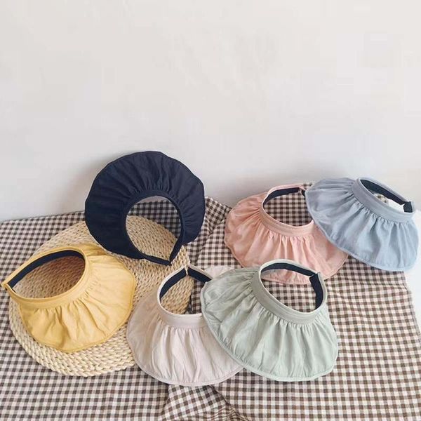 breathable sunscreen caps can roll girls solid color cloth sunscreen caps shell hat children's hat empty breathable, Yellow
breathable sunscreen caps can roll girls solid color cloth sunscreen caps shell hat children's hat empty breathable, Yellow