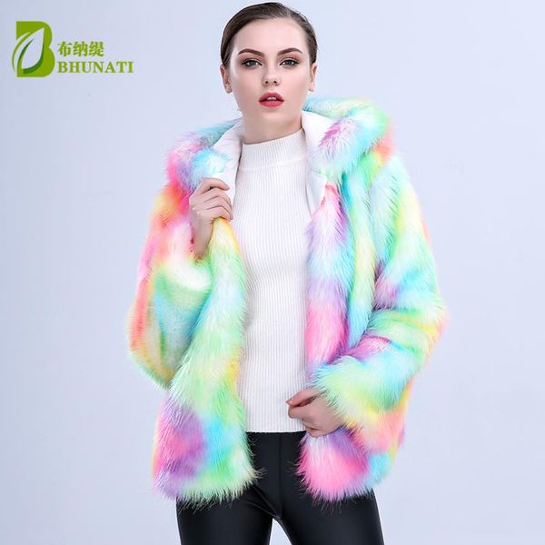 new arrival women colorful faux fur coat with hooded multicolor long sleeve artificial fur coats jacket, Black
new arrival women colorful faux fur coat with hooded multicolor long sleeve artificial fur coats jacket, Black