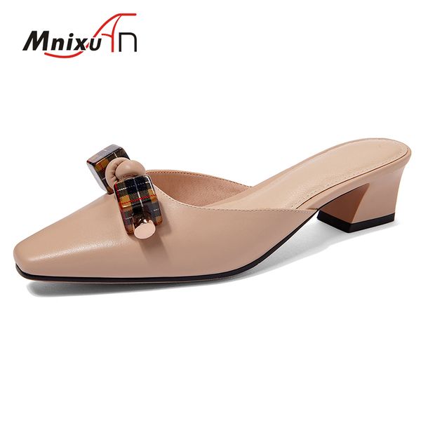 fashion shoes woman summer block heels women pumps mules 2020 new genuine leather square toe middle heel slipper sandals size 43, Black
fashion shoes woman summer block heels women pumps mules 2020 new genuine leather square toe middle heel slipper sandals size 43, Black