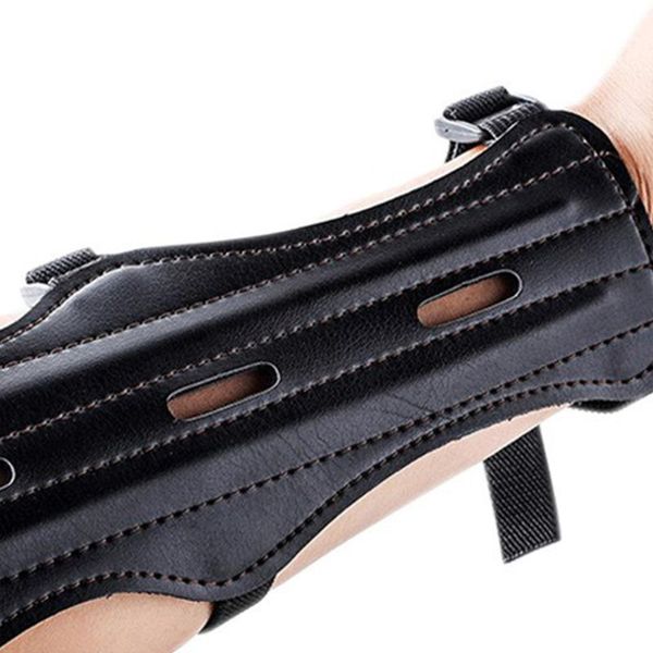 men women arm guard lightweight professional strap elastic forearm target archery outdoor gear protection pu leather equipment, Black;gray
men women arm guard lightweight professional strap elastic forearm target archery outdoor gear protection pu leather equipment, Black;gray