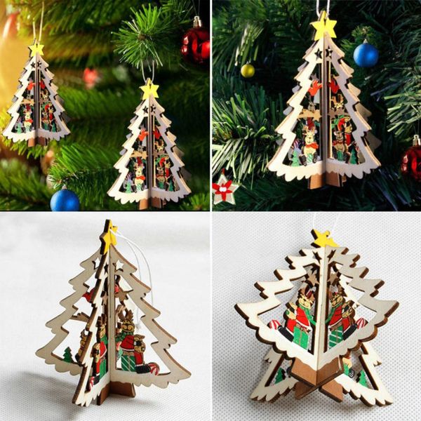 2pcs 3d wooden christmas decoration xmas tree pendant hanging ornaments party home decoration
2pcs 3d wooden christmas decoration xmas tree pendant hanging ornaments party home decoration