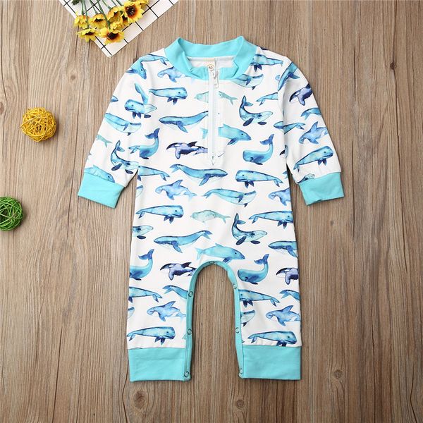 0-24months baby clothes 2020 new dolphins animal baby boys rompers spring autumn zipper one piece baby girls rompers jumpsuits, Blue
0-24months baby clothes 2020 new dolphins animal baby boys rompers spring autumn zipper one piece baby girls rompers jumpsuits, Blue