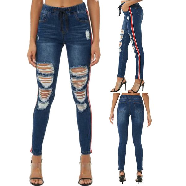 fashion jeans women's casual skinny slim stretch ripped jeans women's low waist stretch slim pencil pants mujer s10, Blue
fashion jeans women's casual skinny slim stretch ripped jeans women's low waist stretch slim pencil pants mujer s10, Blue