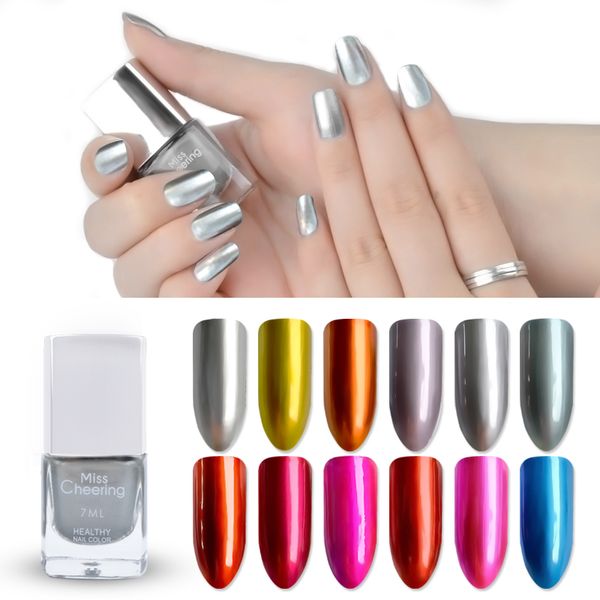 misscheering 1 pcs metallic nail polish pure color 7ml mirror effect shiny metal polish varnish manicure nail tools
misscheering 1 pcs metallic nail polish pure color 7ml mirror effect shiny metal polish varnish manicure nail tools