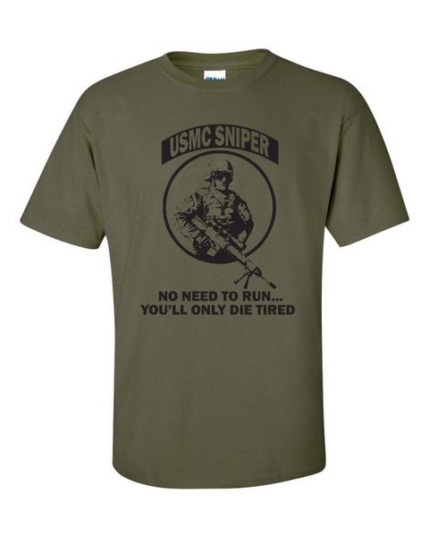 united states marine sniper usmc corps run & die tired men's 2019 new short sleeve cotton for men custom tee shirts, White;black
united states marine sniper usmc corps run & die tired men's 2019 new short sleeve cotton for men custom tee shirts, White;black
