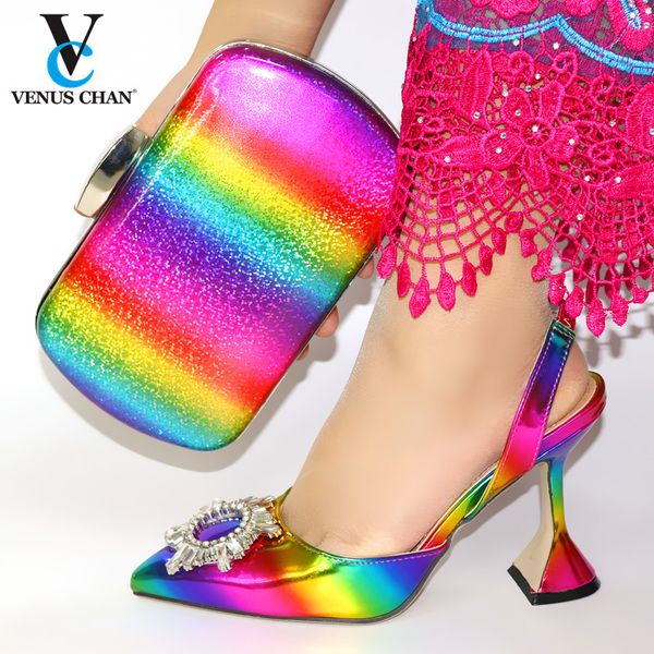 in italy design italian shoes with matching bag set decorated with stone summer high heels elegant wedding shoe and bag set, Black
in italy design italian shoes with matching bag set decorated with stone summer high heels elegant wedding shoe and bag set, Black