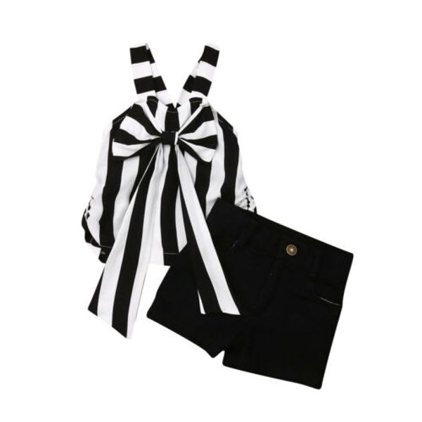 summer clothes kids baby girls striped bow +jeans denim pants summer outfit clothes, White
summer clothes kids baby girls striped bow +jeans denim pants summer outfit clothes, White