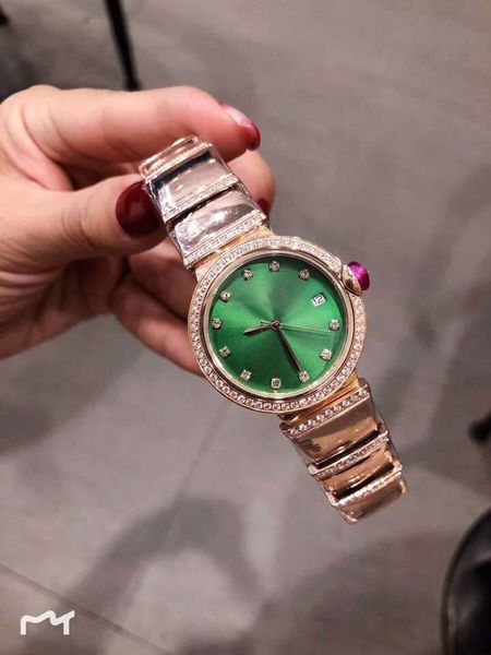 new style 33mm green dial joker womens watches quartz ladies watch desirable noble wristwatches diamond stainless steel bracelet and case, Slivery;brown
new style 33mm green dial joker womens watches quartz ladies watch desirable noble wristwatches diamond stainless steel bracelet and case, Slivery;brown