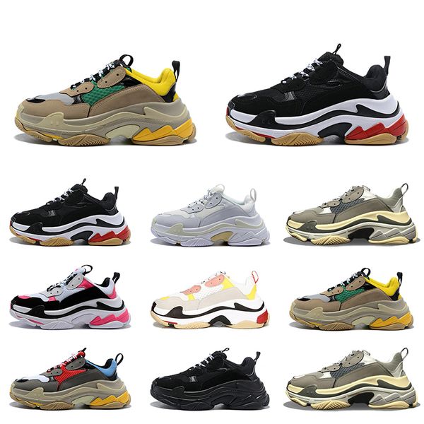 2019 Fashion Paris 17FW Triple-S Sneaker Triple S Casual Dad Shoes for Men's Women Beige Black Cheap Sports Designer Shoe Size 36-45
2019 Fashion Paris 17FW Triple-S Sneaker Triple S Casual Dad Shoes for Men's Women Beige Black Cheap Sports Designer Shoe Size 36-45