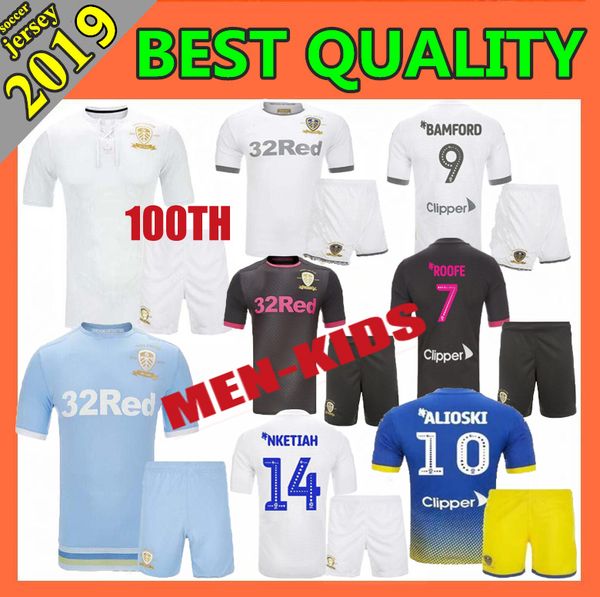men kids kit 2019 leeds united home away soccer jersey 2019 2020 roofe bamford alioski 100th centenary jansson football shirts, Black;yellow
men kids kit 2019 leeds united home away soccer jersey 2019 2020 roofe bamford alioski 100th centenary jansson football shirts, Black;yellow