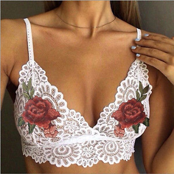 women camisoles 2020 fashion floral sheer lace flower bralette unpadded push up crop lingerie tanks, Black;white
women camisoles 2020 fashion floral sheer lace flower bralette unpadded push up crop lingerie tanks, Black;white