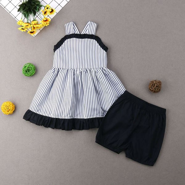 Emmababy 2Pcs 2019 Summer Baby Girl Clothes Outfits Set For Dress Striped Tops Dress + Short Pants Navy Blue Shorts Cute Set
Emmababy 2Pcs 2019 Summer Baby Girl Clothes Outfits Set For Dress Striped Tops Dress + Short Pants Navy Blue Shorts Cute Set