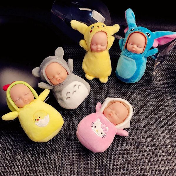 keychains kawaii totoro keychain pompom sleeping baby doll key chain rings gifts for women bag accessories car keyring cadeau maitresse, Silver
keychains kawaii totoro keychain pompom sleeping baby doll key chain rings gifts for women bag accessories car keyring cadeau maitresse, Silver