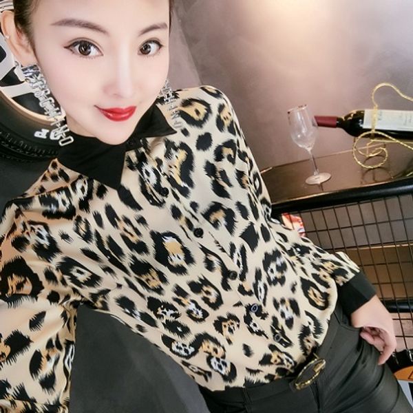 quality leopard spring elegant shirts women long sleeve lapel neck printed ladies runway button blouse plus size office designer shirt, White
quality leopard spring elegant shirts women long sleeve lapel neck printed ladies runway button blouse plus size office designer shirt, White