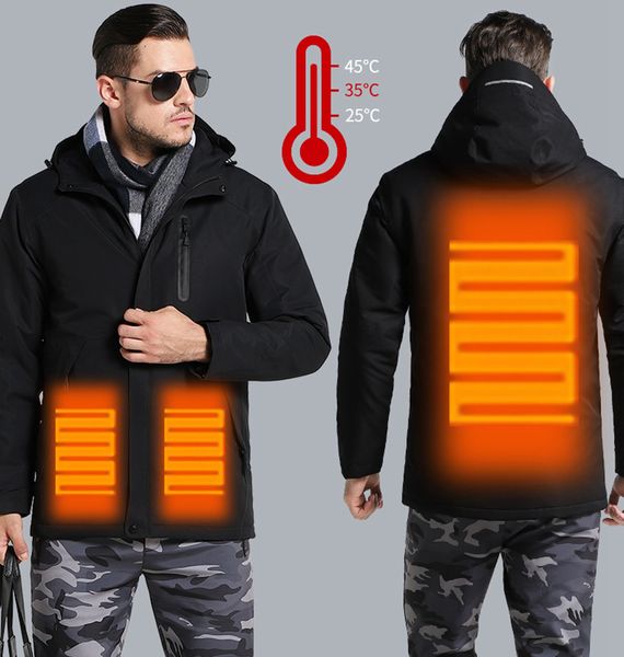 men women winter thick usb heating cotton jackets outdoor waterproof windbreaker hiking camping trekking climbing skiing coats, Blue;black
men women winter thick usb heating cotton jackets outdoor waterproof windbreaker hiking camping trekking climbing skiing coats, Blue;black