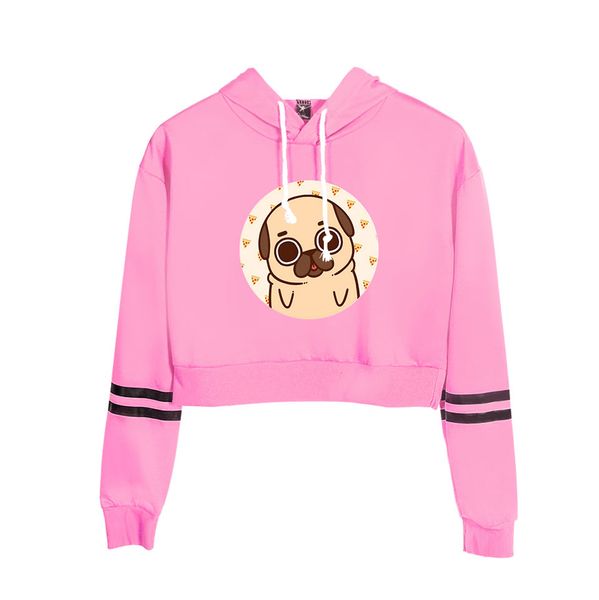 2019 new women's multiple colour hoodie pug print short long sleeve pullover cute pug kawaii hoodie pullover women's street wear, Black
2019 new women's multiple colour hoodie pug print short long sleeve pullover cute pug kawaii hoodie pullover women's street wear, Black
