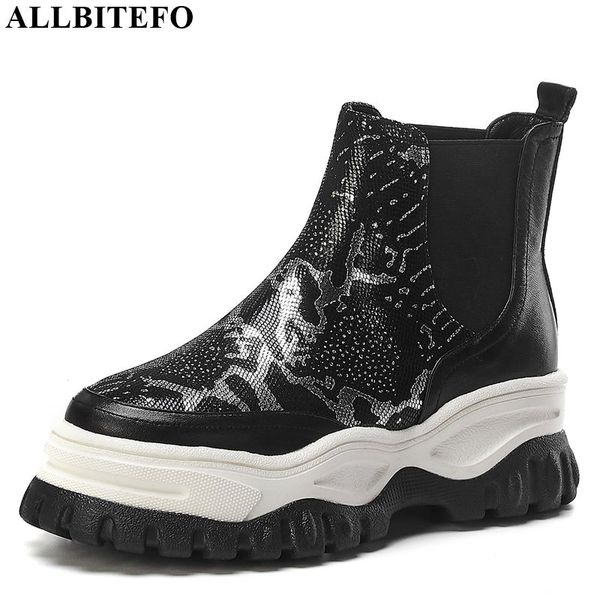 allbitefo two kinds of genuine leather women boots autumn winter leisure ankle boots fashion round toe comfortable, Black
allbitefo two kinds of genuine leather women boots autumn winter leisure ankle boots fashion round toe comfortable, Black