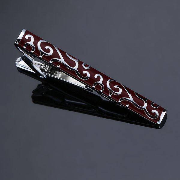 new high-quality enamel men's wedding tie clip high-end brand luxury design exquisite pattern crystal tie clip, Silver
new high-quality enamel men's wedding tie clip high-end brand luxury design exquisite pattern crystal tie clip, Silver