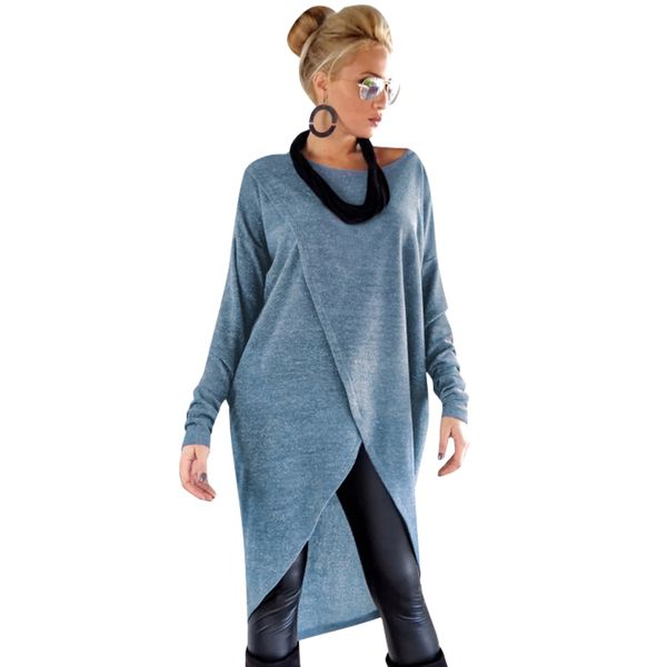 2019 new fashion women asymmetric dress o neck long sleeve solid color 5xl plus size dress female autumn spring wraparound, Black;gray
2019 new fashion women asymmetric dress o neck long sleeve solid color 5xl plus size dress female autumn spring wraparound, Black;gray