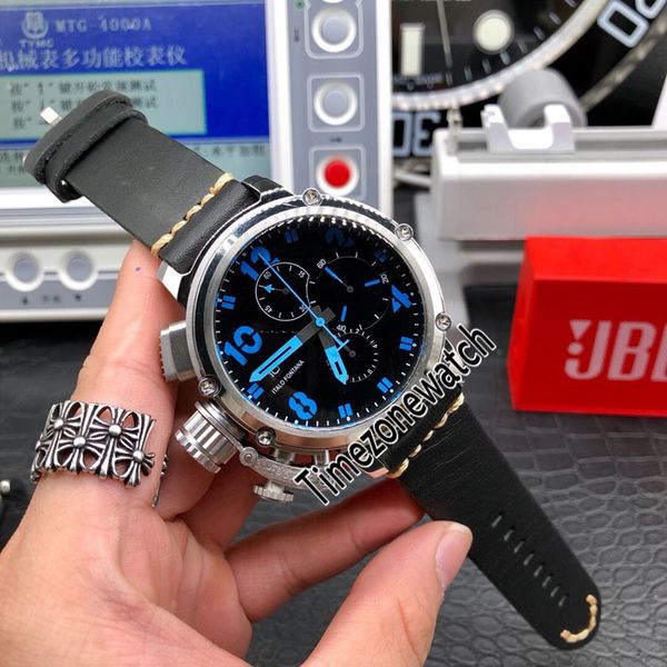 limited new big size chimera 7474 u51 u-51 black/blue dial miyota quartz chronograph mens watch satch leather left-handed sport watches, Slivery;brown
limited new big size chimera 7474 u51 u-51 black/blue dial miyota quartz chronograph mens watch satch leather left-handed sport watches, Slivery;brown