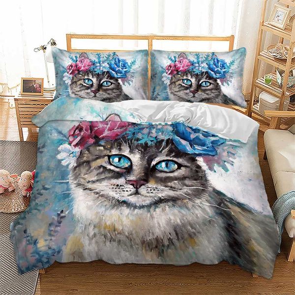 wedding cat bedding set cute animal duvet cover pillowcases twin full king size bedclothes 3pcs
wedding cat bedding set cute animal duvet cover pillowcases twin full king size bedclothes 3pcs